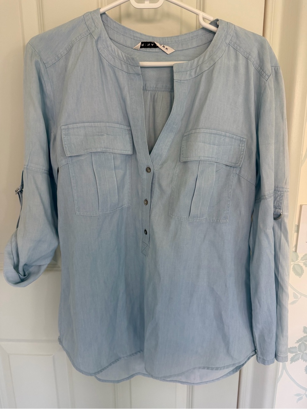 Trina Turk Chambray Top